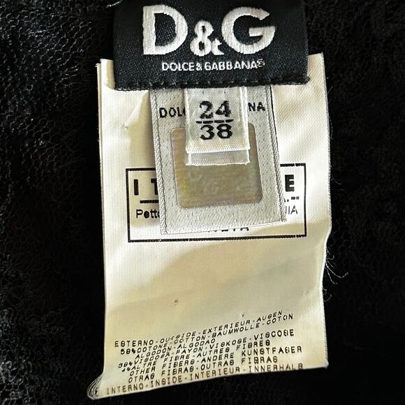 Dolce‎ & Gabbana Dress Size 38 US 0 Sleeveless Midi Pencil Floral Orange Black - Picture 4 of 10